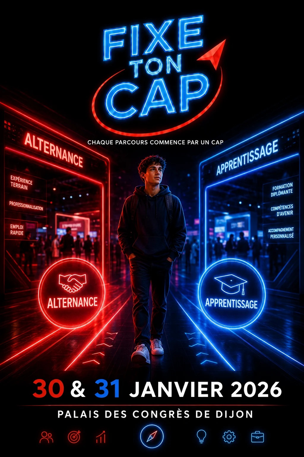Fixe Ton Cap 2026 à Dijon | Salon de l’alternance et de l’apprentissage